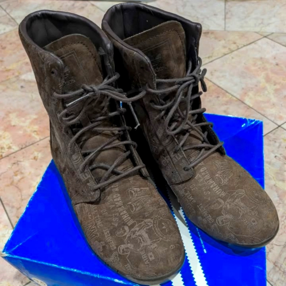 Step into Greatness: Authentic Muhammad Ali adidas Sneakers boots